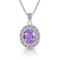 2025 fleur de glace coupe Pigeon oeuf tournesol à la mode luxe étincelant Zircon pendentif collier