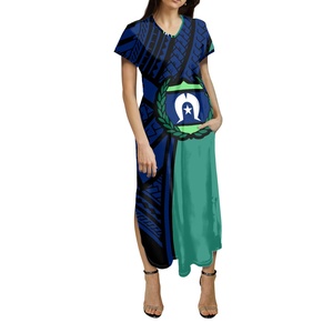 Vestido personalizado de diseño <span class=keywords><strong>Torres</strong></span> Strait Islands, poliéster Spandex, ropa de secado suave y rápido, vestido cómodo al por mayor - Product Image 5