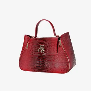 Susen-bolsos de mano con patrón de cocodrilo para mujer, carteras de lujo, Retro, a la moda, 2022