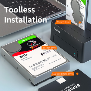Station d'accueil USB3.0 pour disques durs SATA de 2,5 pouces et 3,5 pouces, USB <span class=keywords><strong>externe</strong></span> 5 Gbps, conception sans vis, <span class=keywords><strong>alimentation</strong></span> 12 V 2 A - Product Image 6