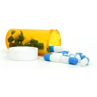 Frascos de Plástico para Pastillas con Tapas a Prueba de Niños, 16dr 20dr 30dr 40dr 60dr, Envases de Medicamentos, Frascos de Viaje para Píldoras
