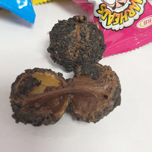 Vente chaude Snacks Cookie Boulettes De Viande Bobo Explosion Cacao Éclatement Sandwich Biscuit Boules De Chocolat Explosives - Product Image 2