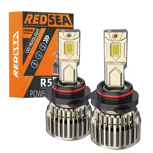 Redsea superventas R5 H4 LED faro 20000lm 120W LED H7 H1 H11 H8 H9 Canbus lampadina H7 LED faros H4 9005 9006
