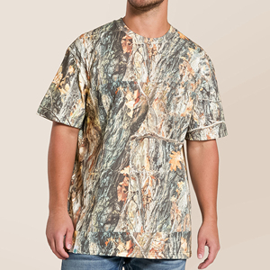 Camiseta de manga corta a cuadros personalizada para hombre 100% algodón transpirable Hip Hop Regular Fit - Product Image 2