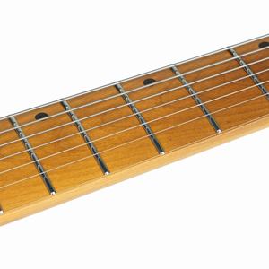 กีตาร์ไฟฟ้า 2025 Deviser ดีไซน์ใหม่ <span class=keywords><strong>7</strong></span> สาย ตัวกีตาร์ทำจากไม้มะฮอกกานี 24 เฟรตทรงกลมทำจากสแตนเลส สำหรับการปรับแต่ง - Product Image 3