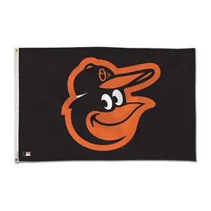 ธงที่กำหนดเองเมเจอร์ลีกเบสบอลธง MLB บัลติมอร์ Orioles พร้อมธงตกแต่งกีฬา