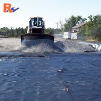 Géotextile tissé en PP noir haute résistance pour la séparation et la filtration, tissu géotextile tissé pour les projets d'ingénierie civile