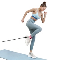 Ceinture de protection de cheville rembourrée à Double anneau D, sangles de cheville de Fitness, ceinture de fesses, entraîneur de jambes