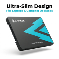 Disque SSD interne SATA 3 de 2,5 pouces 1 To pour jeux et médias légers sur Steam, à chargement rapide et économique