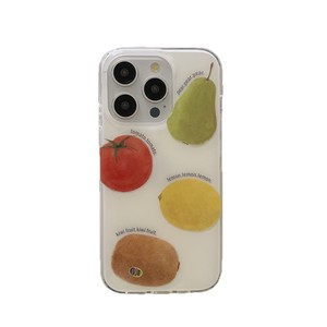 เคสโทรศัพท์สองชั้นลายผลไม้สดชื่นฤดูร้อน สำหรับ iPhone 17 Pro Max 16 15 14 13 สำหรับผู้หญิง - Product Image 1