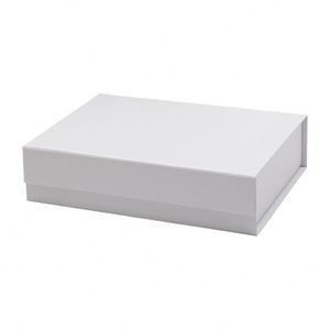 Premium A5 Shallow Plain White Festival Gift Packaging <b>Cardboard</b> Magnetic Close Gift <b>Box</b> - Product Image 1