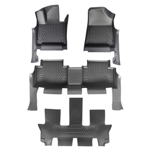 wholesale Factory Custom 5D TPE <b>Rubber</b> Eco-friendly Waterproof Anti Slip 5D Car <b>Floor</b> Mats 4 Pieces for Hyundai SantaFe 2024 - Product Image 3
