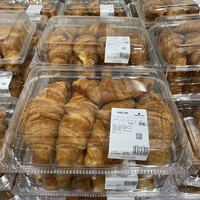 Boîtes en plastique PET transparentes pour croissants, pâtisseries, desserts, gâteaux, boulangerie, contenants en plastique pour croissants pour supermarchés, prix d'usine