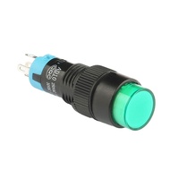 Interrupteur à bouton-poussoir lumineux 10 mm 5 broches 1NO1NC, fourni par l'usine