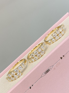 Anillo de Compromiso y Boda Unisex Xinfly Personalizado de Oro Amarillo Sólido de 18K con Diamante Natural de 1.00CT, Corte Brillante Clásico Redondo - Product Image 3