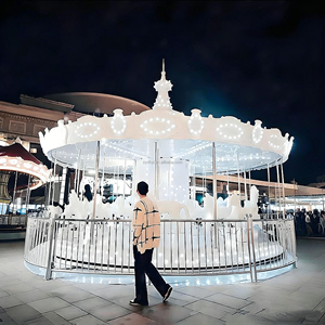 Manège de Noël en plein air sur le thème de Noël pour enfants, <span class=keywords><strong>parc</strong></span> d'attractions - Product Image 1