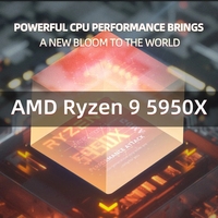 Pour AMD Ry-zen 9 5950X NOUVEAU R9 5950X 3,4 GHz 16 cœurs 32 threads Processeur CPU 7NM L3=64M 100-000000059 Socket AM4