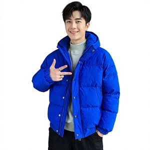 OEM Veste d'hiver personnalisée de haute qualité pour hommes Veste en duvet à fermeture éclair Windpoor chaude avec logo personnalisé - Product Image 1