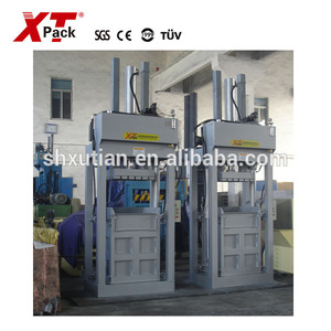 Dệt may tái chế bán tự động máy đóng gói/Sử dụng quần áo baling Machine/dọc thủy lực carton nén Baler máy - Product Image 6