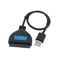 Nouvel adaptateur USB3 SATA 2026 – Câble SATA 2,5 pouces vers USB 3.0, 22 broches (7+15) pour HDD/SSD, compatible UASP Serial ATA III