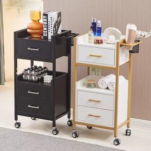 Carrello da Salone Moderno Ecologico in Legno con Cassetti e 4 Ruote, per Soggiorno, Bagno, Centro Estetico e <span class=keywords><strong>Officina</strong></span> <span class=keywords><strong>di</strong></span> Pedicure - Product Image 2