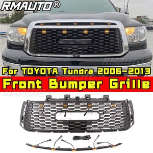 สำหรับ TOYOTA Tundra 2006-2013 ชิ้นส่วนภายนอก กระจังหน้าแบบแข่งพร้อมไฟบาร์ ชุดแต่งกันชนหน้าพร้อมไฟสำหรับรถแข่ง - Product Image 1