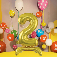 Vente en gros de ballons en aluminium multicolores de 32 pouces pour décorations de fête de festival