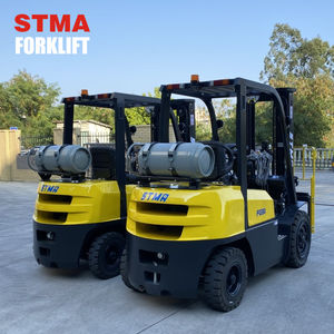 סטמה מותג מזלג להרים גז 2500 ק "ג 2.5 טון מלגזה קנדה 5000 מ" מ 3 שלב lpg מלגזה למכירה - Product Image 5