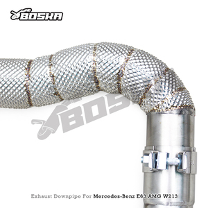 Tubo de Escape de Ajuste Directo para Mercedes-Benz E63/E63S AMG W213/GT63 4.0TT 2016-2023, Tubo de Prueba Recto de 1.5mm, Envío Inmediato - Product Image 4