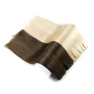 K.SWIGS Nouveauté Tendance Vente en Gros Extensions de Cheveux Chinois à Bande Invisible 100% Cheveux Vierges Remy Réels Clip Injecté Sans Couture Double Extensions - Product Image 6