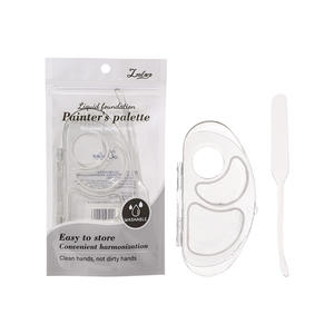 Lmltop Painter <b>Palette</b> Set With Mixing Stick For Liquid Foundation Makeup Tools Washable Plastic <b>Palette</b> JJF36 - Product Image 1