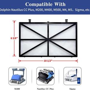 Robot limpiador de piscinas subacuático 9991433 R4 para Dolphin M500 M200 M400, filtro de plástico recargable de alta eficiencia - Product Image 3