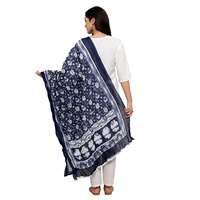 Gratis desainer etnis India untuk wanita Dupatta Stole warna-warni bordir katun Linen Crepe Polyester Georgette wanita gratis India