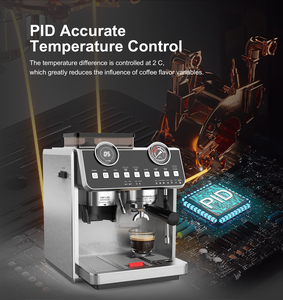 Cafetera Espresso Profesional de Doble Caldera, Semiautomática, para Uso Doméstico - Product Image 4