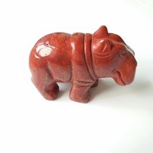 Fengshui-tallado de piedra roja de cristal curativo, tallado de animales de la india, decoración para <span class=keywords><strong>el</strong></span> hogar - Product Image 4