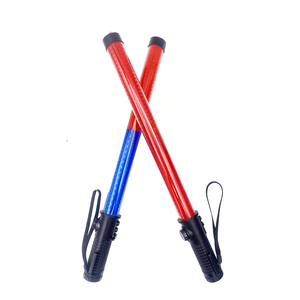 Bâton de signalisation routière à LED rouge et bleue rechargeable pour la gestion de la circulation - Product Image 4