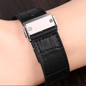 Hebilla de acero inoxidable sólido para Hublot Classic Fusion Beg Bang 20mm 22mm correa de reloj de cuero accesorios de cierre plegable con herramienta - Product Image 3