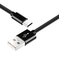 Câble de données tressé en coton durable 5V 2.1A 10W Type-C avec conducteur en cuivre pur pour une charge rapide et un transfert de données 1m/2m/3m