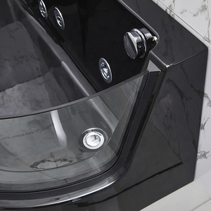 Hiện đại 1700 mét dài trong nhà phòng tắm massage Acrylic bồn tắm với kính cường lực - Product Image 6