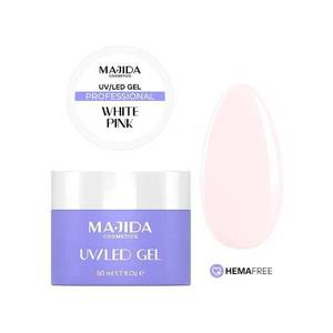 Gel UV LED Majida Blanco Rosa 50 ml Profesional Sin HEMA - Product Image 1