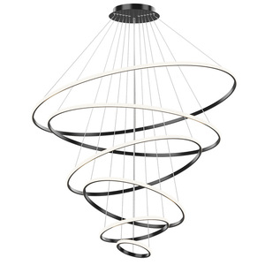 <span class=keywords><strong>Moderno</strong></span> Led <span class=keywords><strong>soggiorno</strong></span> Hotel Circle Line illuminazione a sospensione nuovo <span class=keywords><strong>Design</strong></span> anello <span class=keywords><strong>lampadario</strong></span> rotondo - Product Image 6