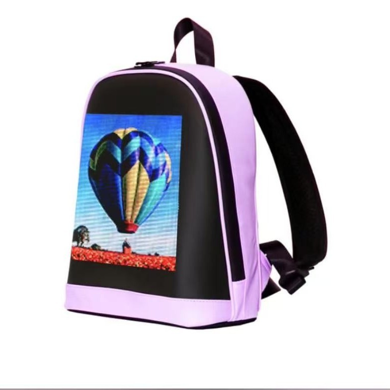 LED Screen Sports Backpack – Waterproof TPU Mesh, USB