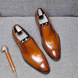 Zapatos de Vestir para Hombre, Personalizados, Nuevos, Planos, Impermeables, Transpirables, con Punta Cuadrada, Cierre de Cordones, Ligeros, para Negocios, Casual y Formal - Product Image 3