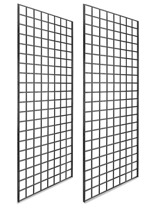 2x8 feet lưới Tấm tường màu đen nặng nhiệm vụ bóng bề mặt lưới tấm Tường - Product Image 2