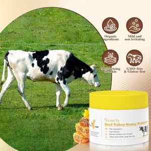 <span class=keywords><strong>Crema</strong></span> Hidratante de Sebo y Miel de Marca Privada OEM, Hidratación Profunda, Repara la Piel Seca y Agrietada, Calma el Eccema, Natural, Venta al Por Mayor - Product Image 5