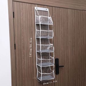 5-Shelf Over-The-Door Organizer with Side Pockets <b>Large</b> Capacity Hanging <b>Storage</b> Organizer for Bedroom Bathroom Nursery Kidroom - Product Image 3