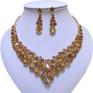 Conjuntos de Joyería de Cristal con Pedrería para Novia, Estilo Exagerado, de Moda Cristiana para Mujer, los Más Vendidos, para Boda al por Mayor 2025 - Product Image 5