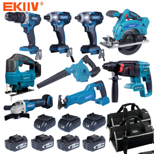 EKIIV professionnel 15 en 1 perceuse sans fil kit d'outils électriques ensemble de sacs à outils comprenant une meuleuse de clé/<span class=keywords><strong>sac</strong></span> à outils/tournevis - Product Image 3