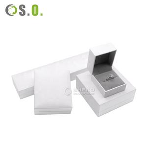 Caja de Joyería de Papel con Logotipo Personalizado de Fábrica, Estilo de Fábrica, Juego de Cajas de Joyería de Lujo con Logotipo, Imitación de Cuero PU - Product Image 1