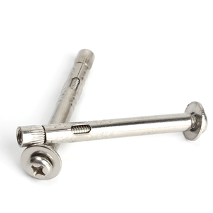 Perno <span class=keywords><strong>de</strong></span> expansión <span class=keywords><strong>de</strong></span> cabeza plana con hueco cruzado <span class=keywords><strong>de</strong></span> acero inoxidable - Product Image 1
